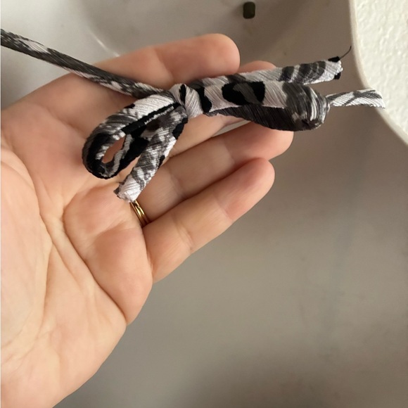 Cocomo Y2K Black and White Halter Patterned Mini Dress L - Picture 10 of 11